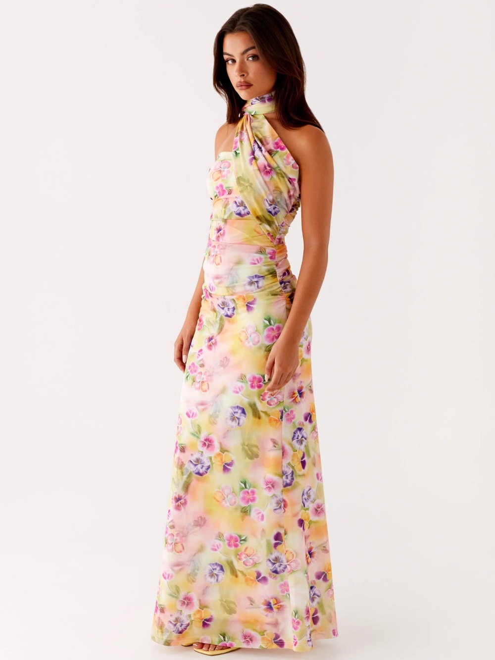 Peppermayo Pastel Floral Maxi Dress - Picture 2 of 4